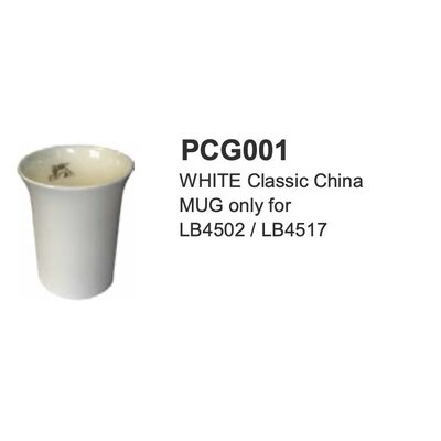 LB White Classic mug PCG001