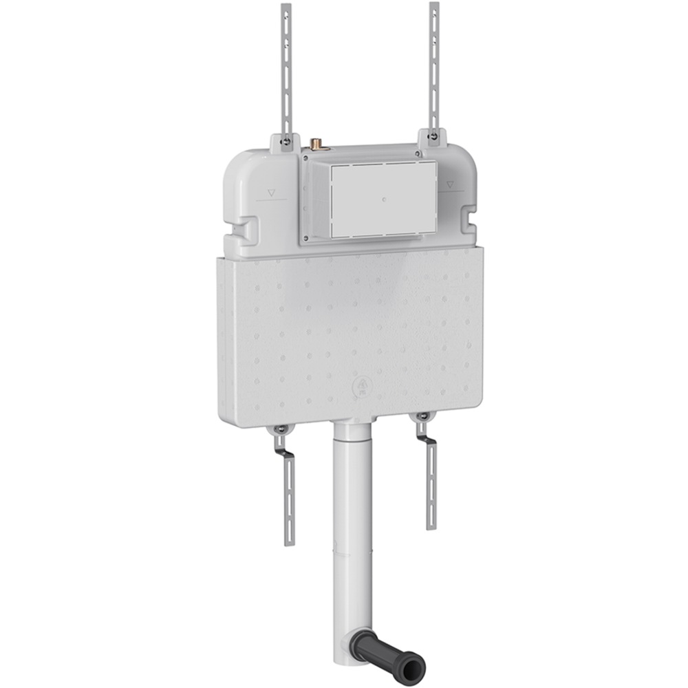 BU Dual Flush plate & concealed cistern WCC51X51R Burlington BU Dual Flush plate & concealed cistern WCC51X51R