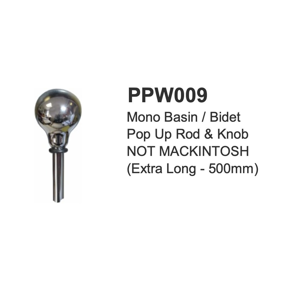 Lefroy Brooks LB mono basin / bidet pop-Up rod & knob PPW009