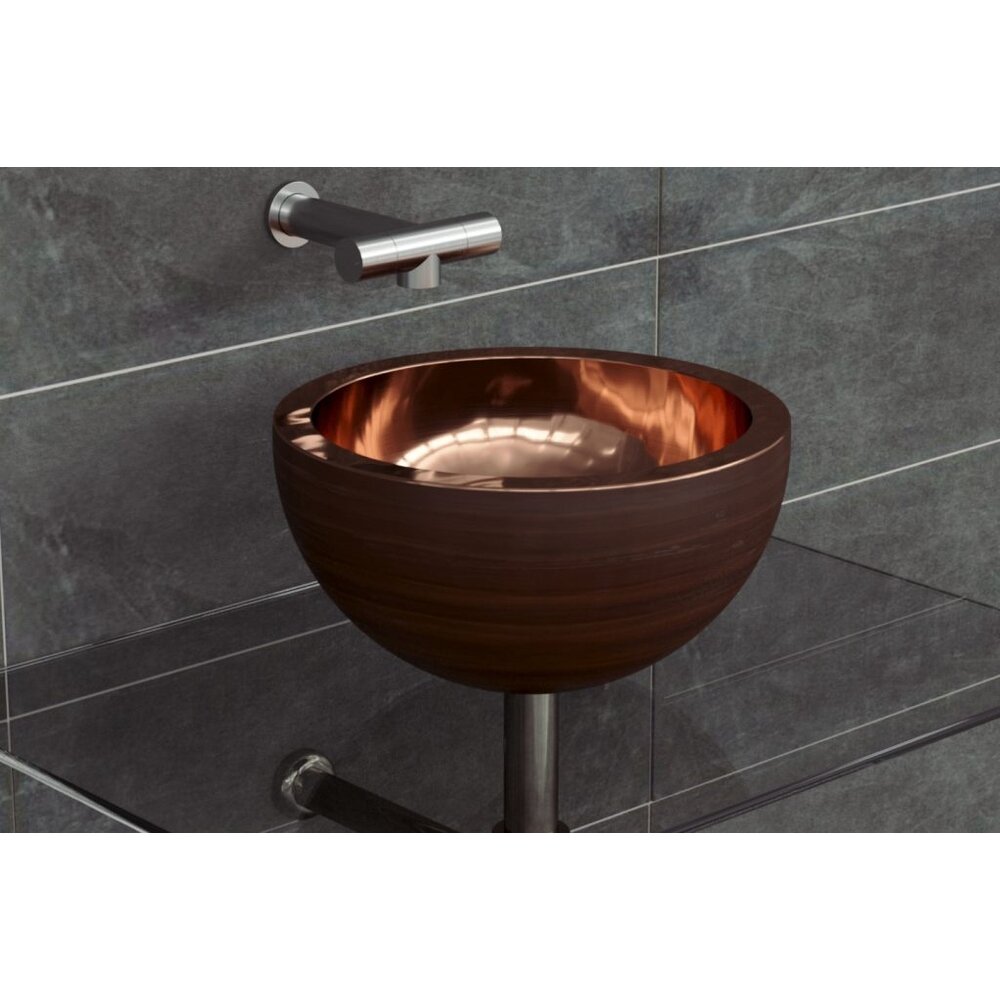 William Holland WH Metalen opbouw wastafel Perosa 360