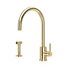 Perrin & Rowe Contemporary Keukenkraan Juliet E.4012  met C-uitloop  en handdouche
