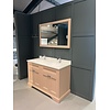 BB Edwardian ex showroom: 130 basin unit with white Minerva top and 2 basin FC9-BW12 wiht mirror