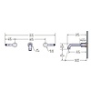 Armstrong Badewannen 3-Loch-Armatur - Wandmontage E.33651 Perrin & Rowe Armstrong Armstrong Badewannen 3-Loch-Armatur - Wandmontage E.33651