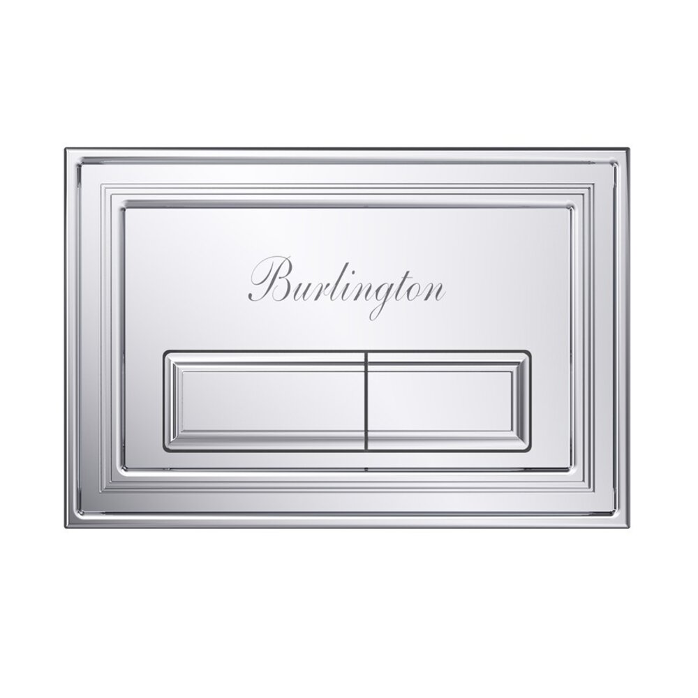 BU Dual Flush Betätigungsplatte mit UP-SpülkastenWCF98X45R Burlington BU Dual Flush Betätigungsplatte mit UP-SpülkastenWCF98X45R
