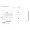 Bathroom vanity Shaker Barnes SB120 TCH Shaker Bathroom vanity Shaker Barnes SB120