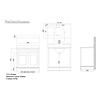 Bathroom vanity Shaker Fullham SF90 TCH Shaker Bathroom vanity Shaker Fullham SF90