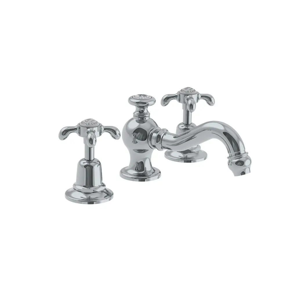 Lefroy Brooks 1910 La Chapelle LB1910 La Chapelle 3-hole basin mixer with crossheads FH1204