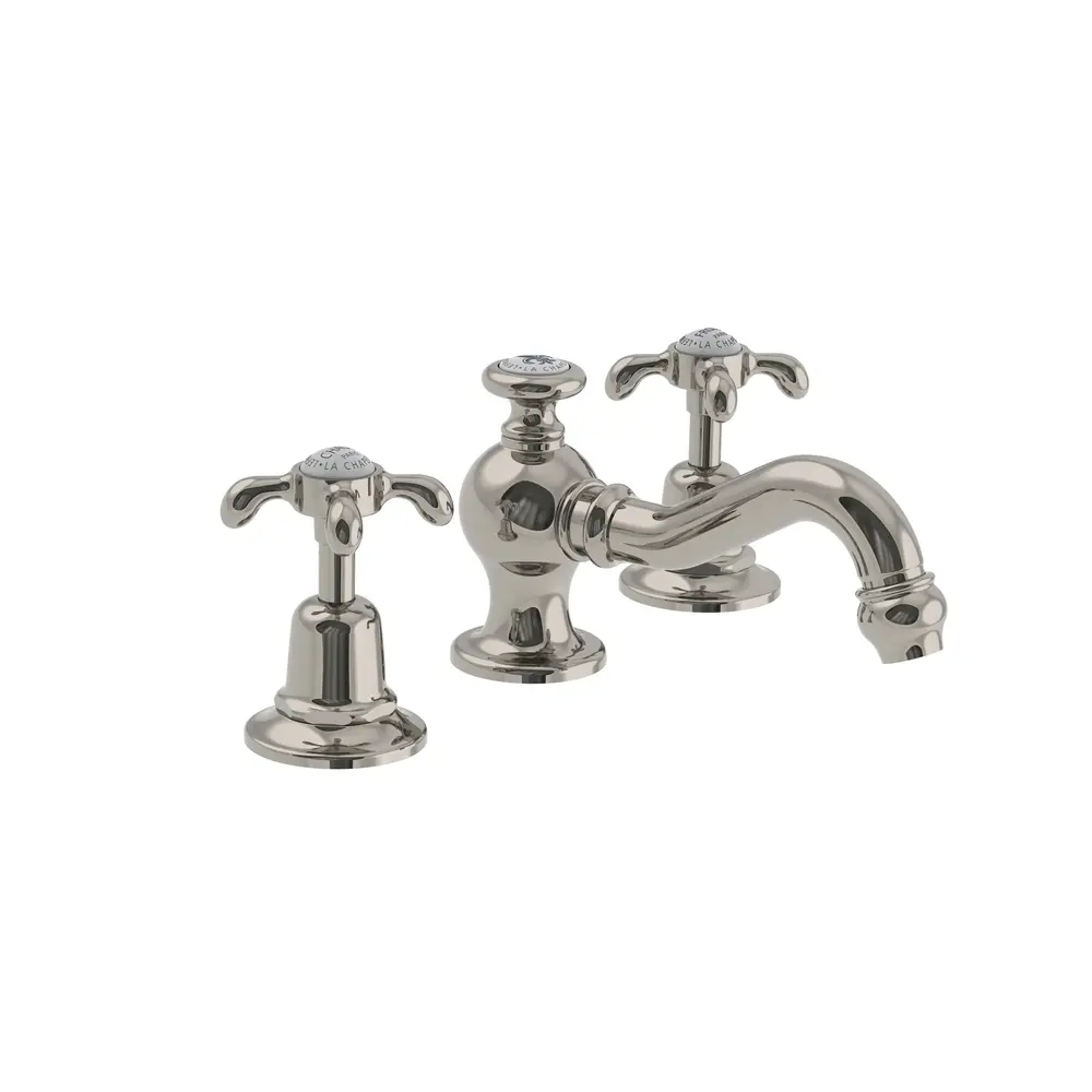 Lefroy Brooks 1910 La Chapelle LB1910 La Chapelle 3-hole basin mixer with crossheads FH1204