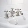Lefroy Brooks 1910 La Chapelle LB1910 La Chapelle 3-hole basin mixer with crossheads FH1204