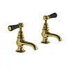 LB1900 Classic Black pillar taps BL8022 Lefroy Brooks 1900 Classic Black LB1900 Classic Black pillar taps BL8022