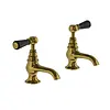 LB1900 Classic Black pillar taps BL8022 Lefroy Brooks 1900 Classic Black LB1900 Classic Black pillar taps BL8022