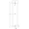 LB1900 Classic shower door handle LB4683 Lefroy Brooks 1900 Classic LB1900 Classic shower door handle LB4683