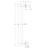 LB1900 Classic shower door handle LB4682 Lefroy Brooks 1900 Classic LB1900 Classic shower door handle LB4682