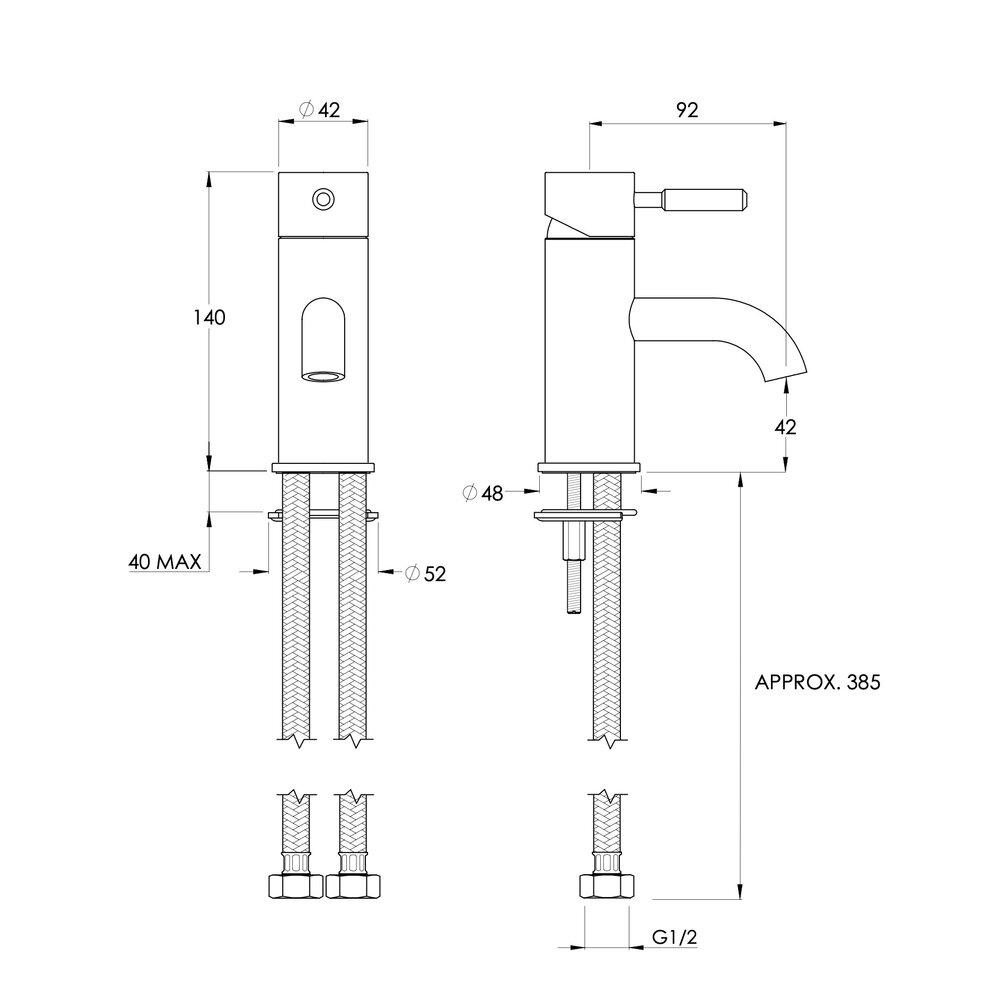 Coalbrook DOMO Domo Waschtisch Einhebelmischer DO1022