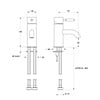 Domo 1-hole basin mixer DO1022 Coalbrook DOMO Domo 1-hole basin mixer DO1022