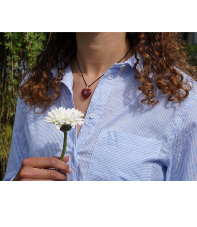 Herz-Anhänger Jaspis