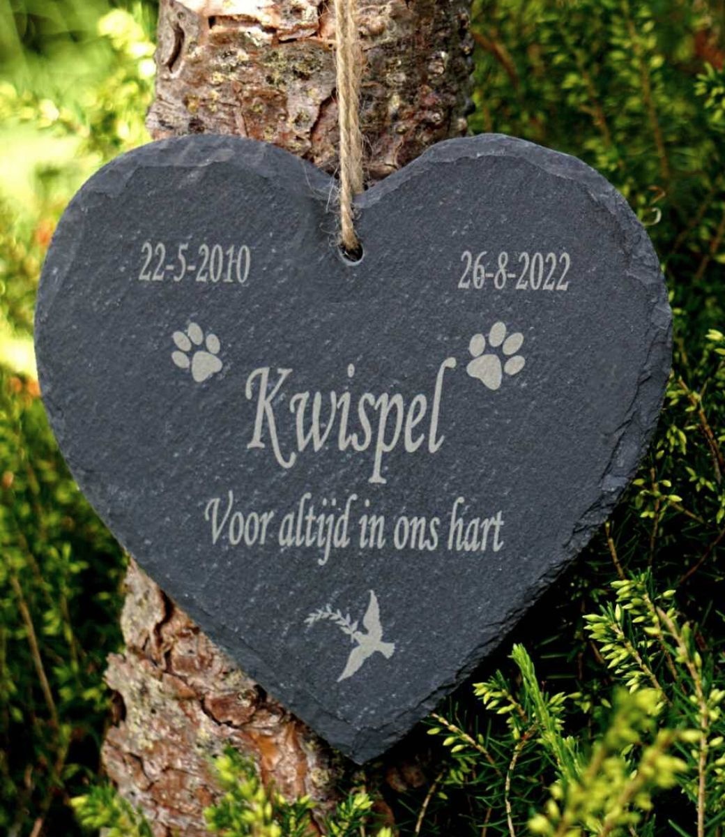 Relaxdays Gedenksteen Kat - Creme Herdenksteen Huisdier Grafsteen Katten Tuinbeeld