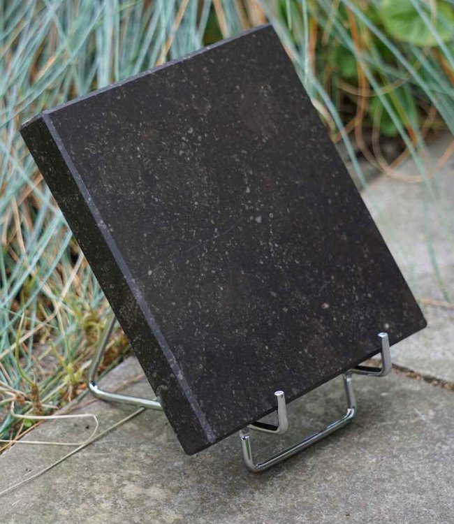 Gedenksteen met Dierenpootjes voor Hond of Kat van Belgisch Harsteen