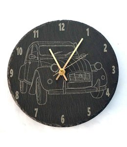 Clock with 2CV oldtimer