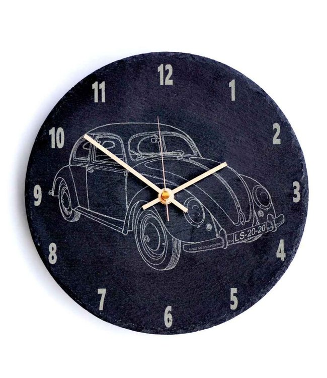Uhr Käfer mit eigenem Namensschild oder Namen