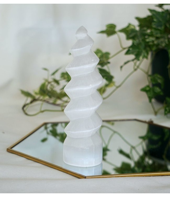 Selenite spiral tower