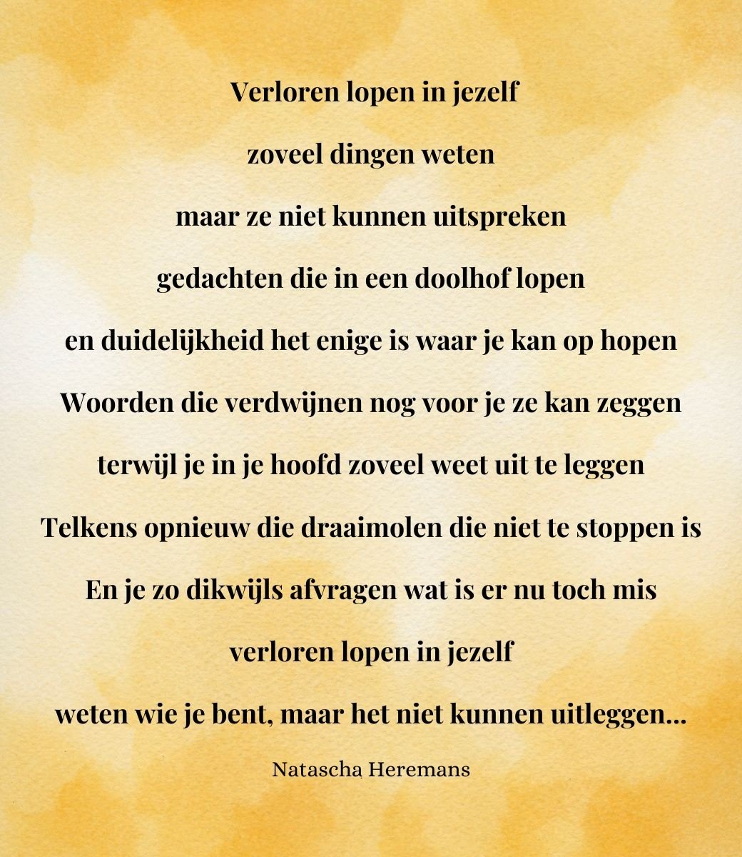 gedicht overlijden door dementie