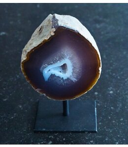Achat Geode auf Sockel