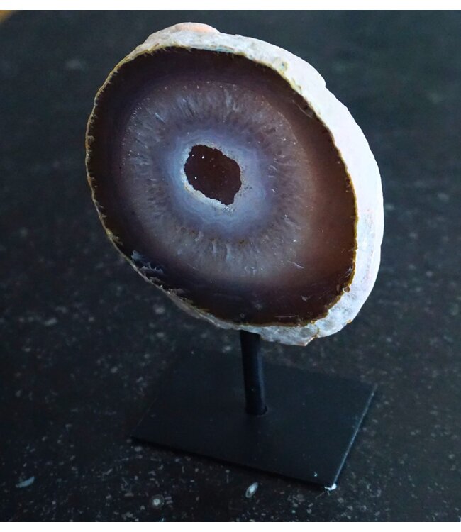 Achat Geode auf Sockel