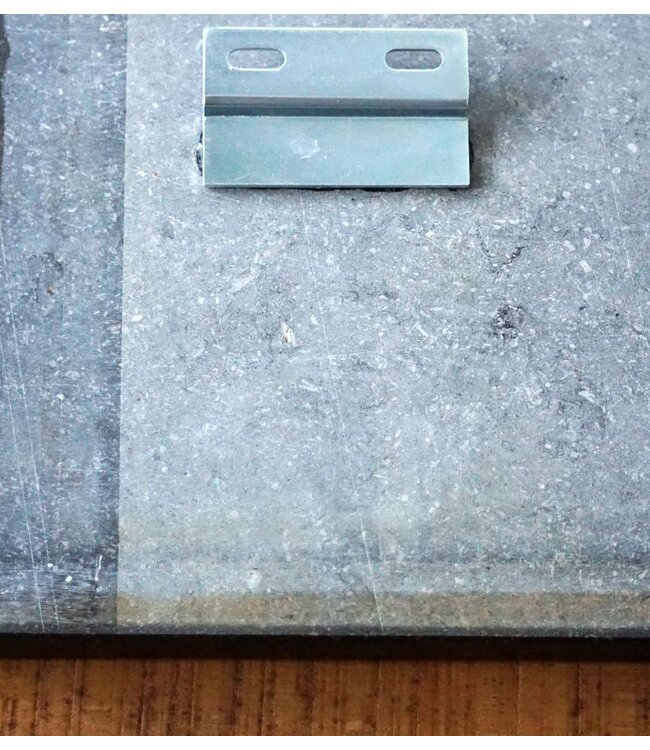 Slate Pet Memorial with Photo on Heart