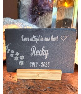 Memorial stone Dandelion | Slate - Copy