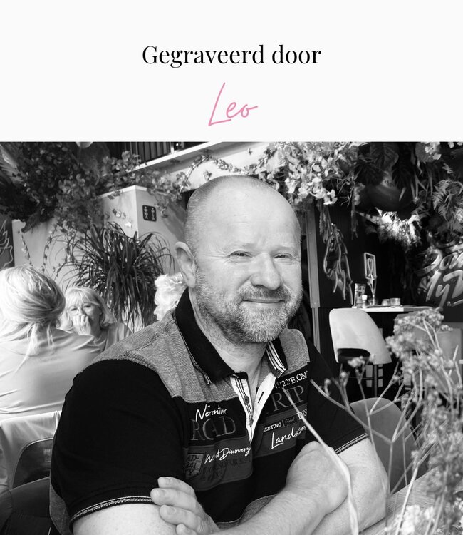 Leistenen Gedenksteen incl houten omlijsting voor Overleden Huisdier