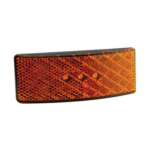 LED Autolamps  LED markeerlicht amber  | 12-24v | 35cm. kabel (smoke)