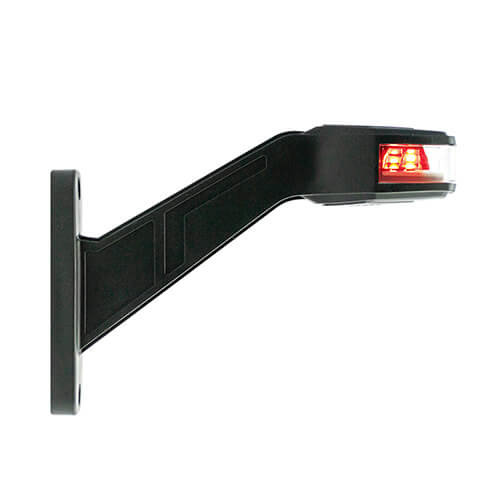 LED Autolamps  Rechts | LED Begrenzungsleuchten | 12-24V | 30cm. Kabel (rot / weiẞ)