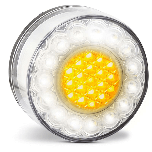 LED Autolamps  Ronde LED knipper/markeerlamp 24v