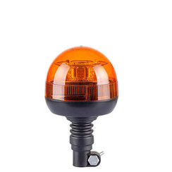 LED Beacon Amber R65 with Flexi DIN mounting feet | 12-24v |