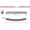 TRALERT® LED bar met standlicht 180 watt / 12000 lumen 9 - 30V 0,4m + Deutsch