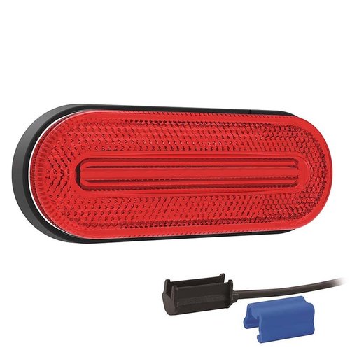 Fristom LED marker light red | 12-24v | 0,75mm² connector