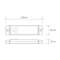 LED Autolamps  LED markeringslicht amber  | 12-24v | 50cm. kabel