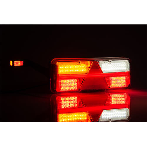 Fristom Links | LED trailerlamp | dynamisch knipperlicht  | 9-36v | 200cm. kabel