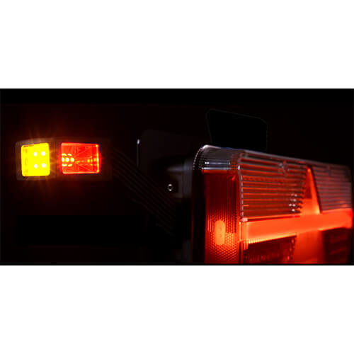 Fristom Links | LED trailerlamp | dynamisch knipperlicht  | 9-36v | 200cm. kabel