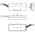 Fristom Links | LED trailerlamp | dynamisch knipperlicht  | 9-36v | 200cm. kabel