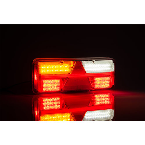 Fristom Links | LED trailerlamp | dynamisch knipperlicht  | 9-36v | 200cm. kabel