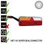 Links | LED trailerlamp | dynamisch knipperlicht  | 9-36v | 7PIN+superseal