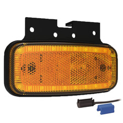 LED markeerlicht amber  | 12-24v |  0,75mm² connector