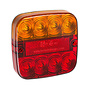 Compact LED rear light with license plate light 12v 50cm. cable