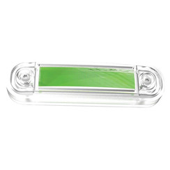 LED marker light green | 12-24v | 15cm. cable