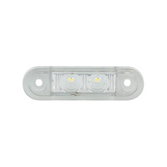 LED markeerverlichting wit inbouw  | 12-24v | 20cm. kabel