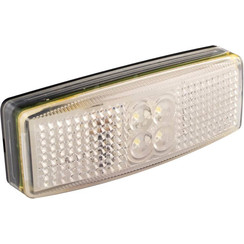 LED marker light white | 12-24v | 20cm. cable