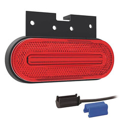 LED marker light red | 12-24v | 0,75mm² connector