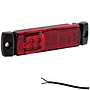 LED markeringslicht rood | 12-24v | 50cm. kabel